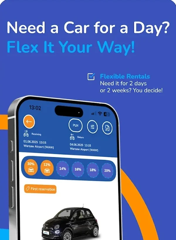 Ekran aplikacji FlexToGo